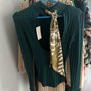 Free people backless shirt size s